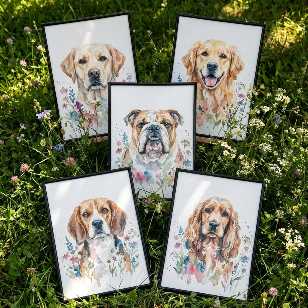 Retrato de Mascota Personalizado - Creado por Benja